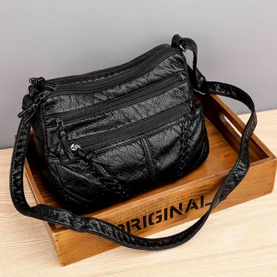 Soft Leather Sense Large Capacity Ladies Messenger Bag