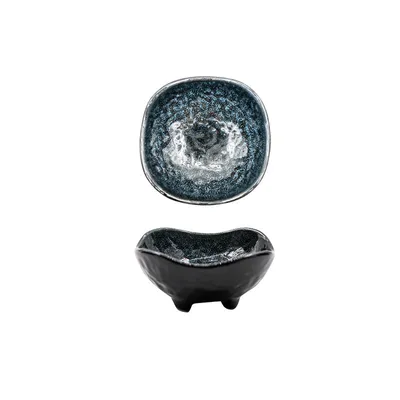 Hand-painted Color Glaze Seasoning Dish, Side Dish, Snack Dish