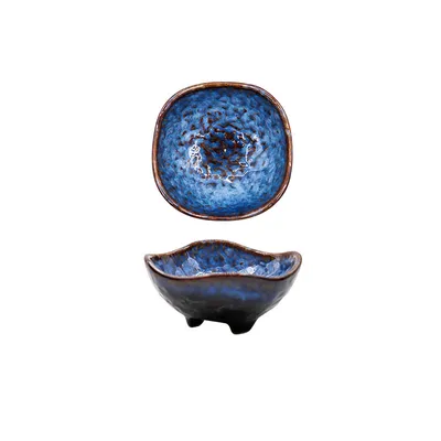 Hand-painted Color Glaze Seasoning Dish, Side Dish, Snack Dish