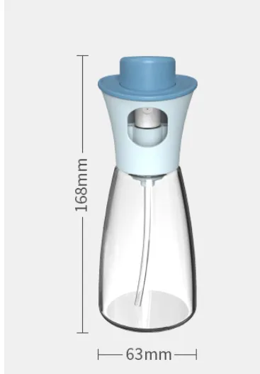 Household Kitchen Edible Oil Spray Can Air Pressure Type Glass Seasoning Bottle