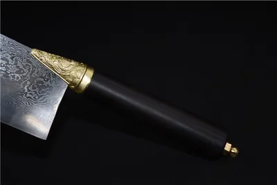Longquan Pattern Steel Small Kitchen Knife