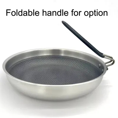 Stainless steel pan frying pan