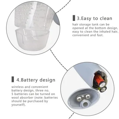 Electric Pet Hair Portable Pet Massage Cleaning Vacuum Cleaner