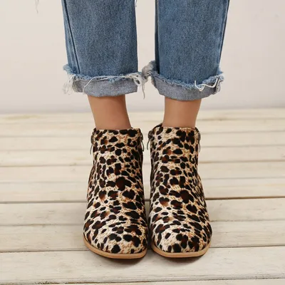 Spring Autumn New Woman Boots Low Heels