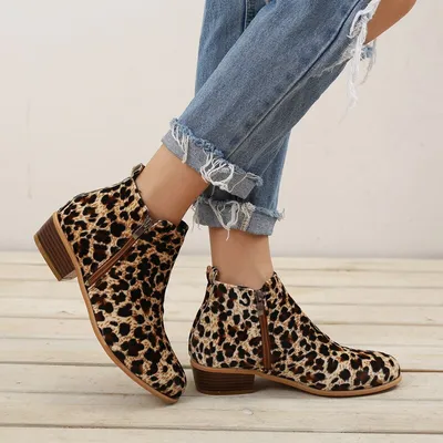 Spring Autumn New Woman Boots Low Heels