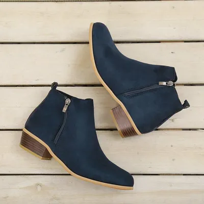 Spring Autumn New Woman Boots Low Heels