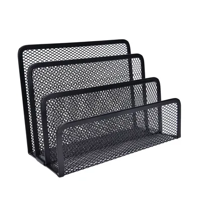 Book Shelves Desk-Organizer Office Mesh Home Metal 1pcs