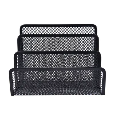 Book Shelves Desk-Organizer Office Mesh Home Metal 1pcs