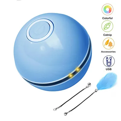 LED Laser Electronic Rolling Pet Funny Cat Toy Ball