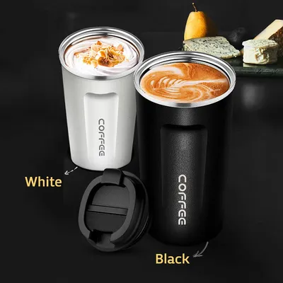 Travel Office Car Stainless Steel Thermal Vacuum Coffee Mug
