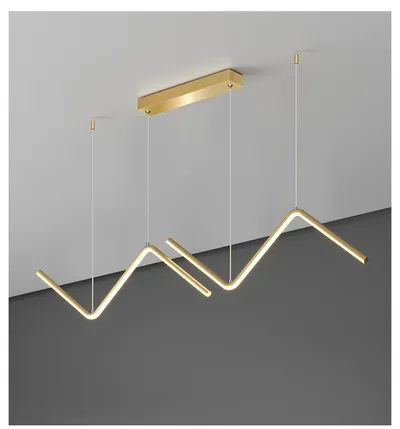 LED Chandelier Minimalist Design for Living Room Bedroom Kitchen Creative Art Wall Suspension Light Fixtures