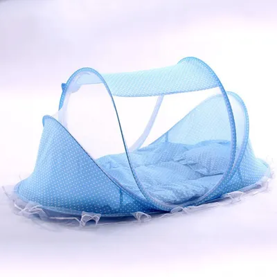 Foldable  Baby Bed Net With Pillow Net 2pieces Set