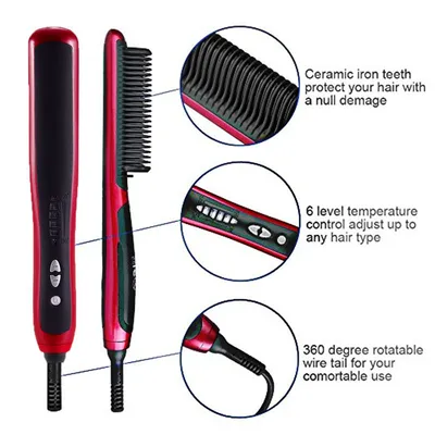 Multifunctional Hair Comb Curling Iron Hair