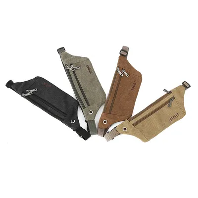 Multi-functional canvas pockets for men
