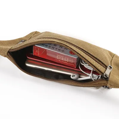 Multi-functional canvas pockets for men