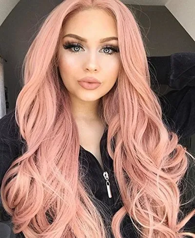 Large wavy long hair wig