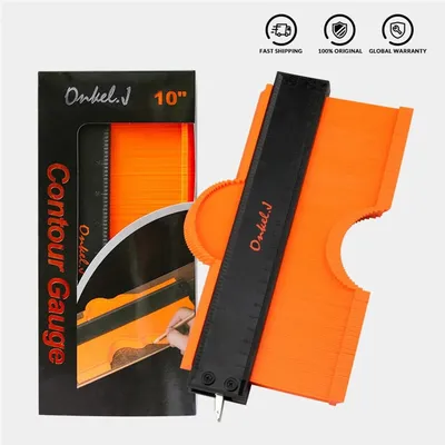 5 10 Inch Contour Gauge Template Plastic Measuring Contour Gauge Duplicator Tiles Edge Shaping Measure Ruler Measuring Tool
