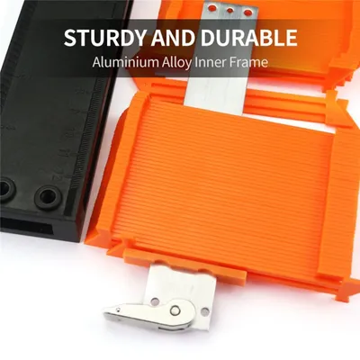 5 10 Inch Contour Gauge Template Plastic Measuring Contour Gauge Duplicator Tiles Edge Shaping Measure Ruler Measuring Tool
