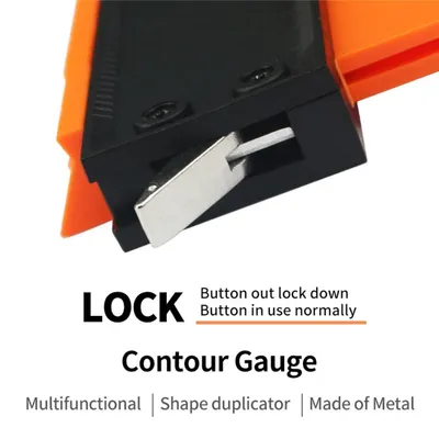 5 10 Inch Contour Gauge Template Plastic Measuring Contour Gauge Duplicator Tiles Edge Shaping Measure Ruler Measuring Tool