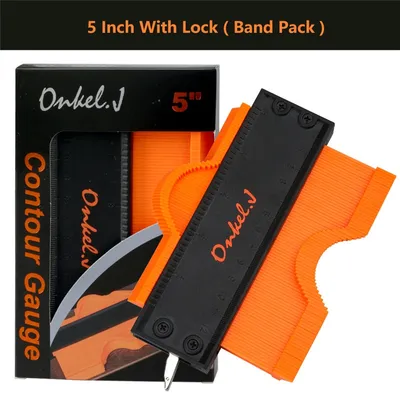 5 10 Inch Contour Gauge Template Plastic Measuring Contour Gauge Duplicator Tiles Edge Shaping Measure Ruler Measuring Tool