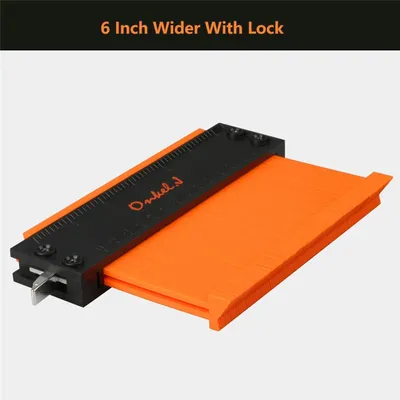 5 10 Inch Contour Gauge Template Plastic Measuring Contour Gauge Duplicator Tiles Edge Shaping Measure Ruler Measuring Tool
