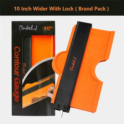 5 10 Inch Contour Gauge Template Plastic Measuring Contour Gauge Duplicator Tiles Edge Shaping Measure Ruler Measuring Tool