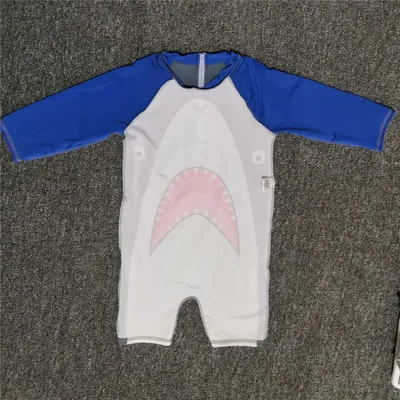 Children's Swimsuit Boys One-Piece Middle And Small Kids Cute Baby Swimsuit