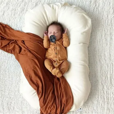 Baby Nest Bed Crib Newborn Baby Nest Cot Cribs Infant Portable Cotton Crib Travel Cradle Cushion