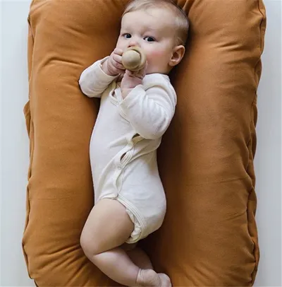 Baby Nest Bed Crib Newborn Baby Nest Cot Cribs Infant Portable Cotton Crib Travel Cradle Cushion