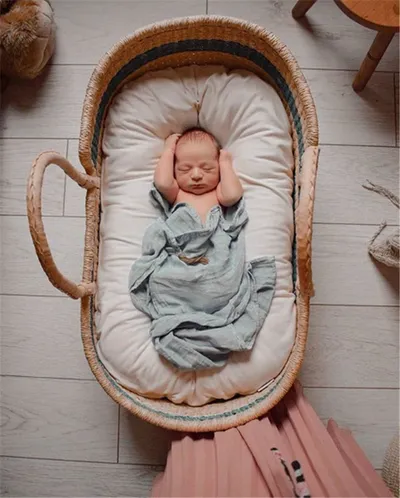 Baby Nest Bed Crib Newborn Baby Nest Cot Cribs Infant Portable Cotton Crib Travel Cradle Cushion