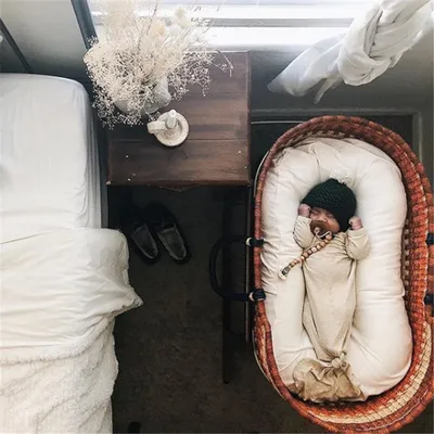 Baby Nest Bed Crib Newborn Baby Nest Cot Cribs Infant Portable Cotton Crib Travel Cradle Cushion