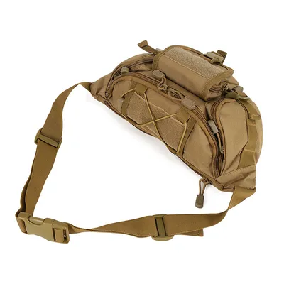 Outdoor military fan tactical belt bag
