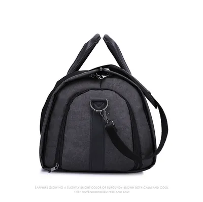 Large-capacity travel bag portable cylinder folding suit bag
