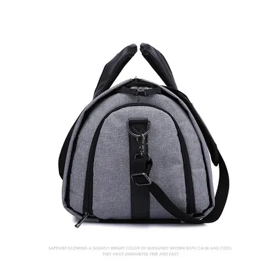 Large-capacity travel bag portable cylinder folding suit bag