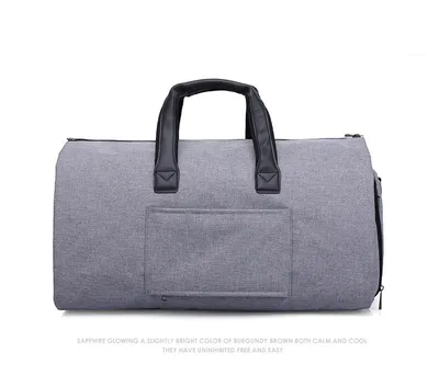 Large-capacity travel bag portable cylinder folding suit bag