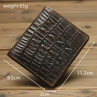 Leather Men Long Walle