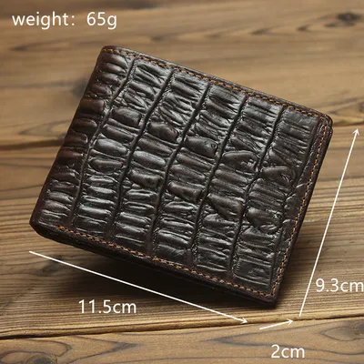 Leather Men Long Walle
