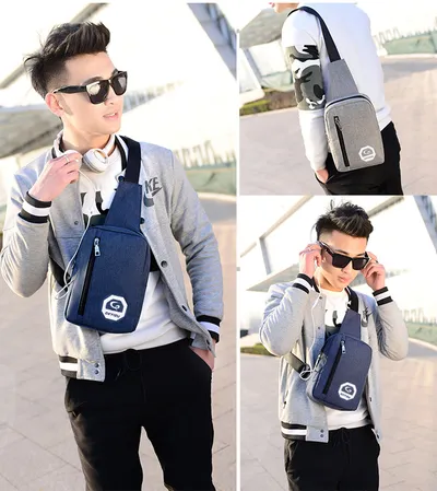 Men's diagonal package