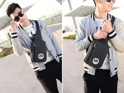 Men's diagonal package