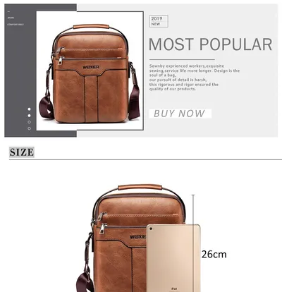 Casual men's backpack