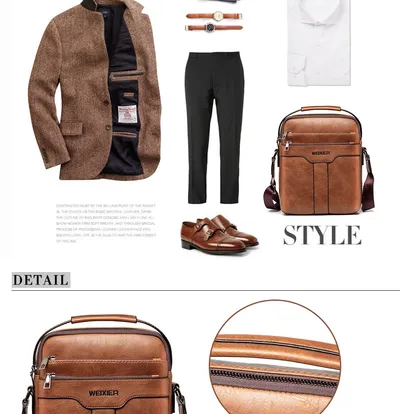 Casual men's backpack