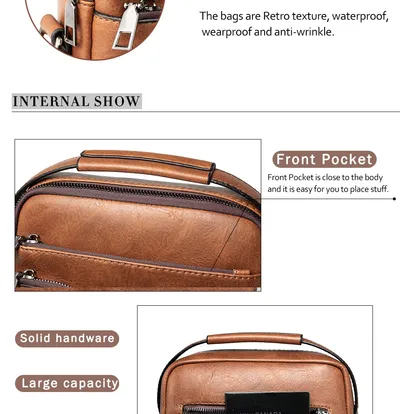 Casual men's backpack