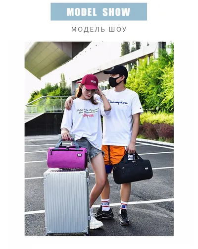 Sports bag cylinder swimming gym bag