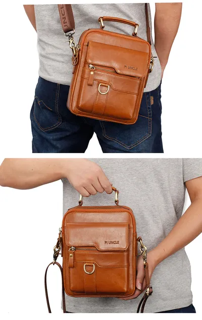 Leather Shoulder Crossbody Bag Casual Retro