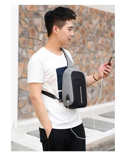 Waterproof USB multi-layer diagonal package