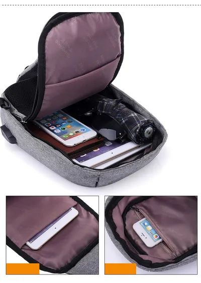 Waterproof USB multi-layer diagonal package