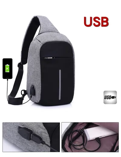 Waterproof USB multi-layer diagonal package
