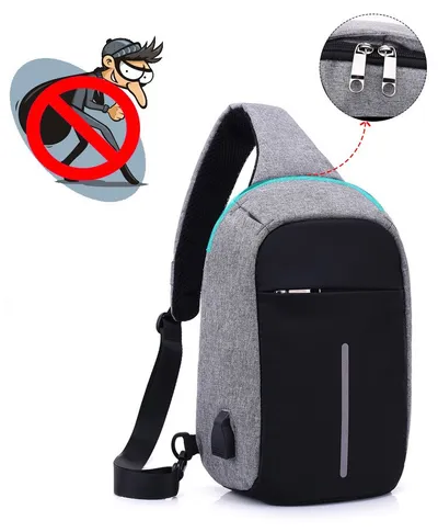 Waterproof USB multi-layer diagonal package