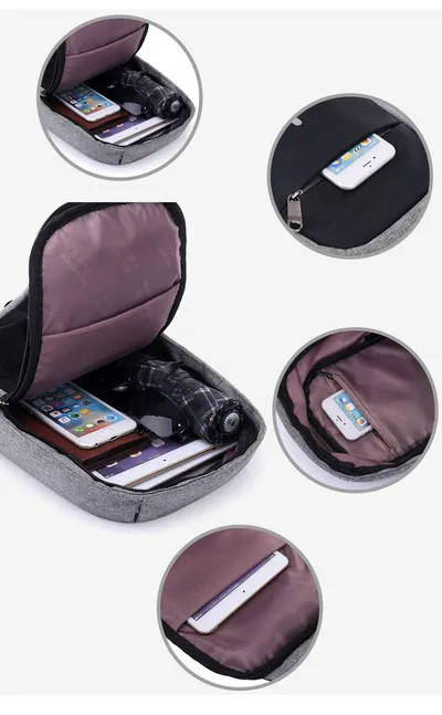 Waterproof USB multi-layer diagonal package