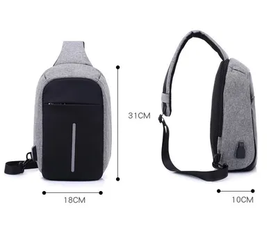 Waterproof USB multi-layer diagonal package